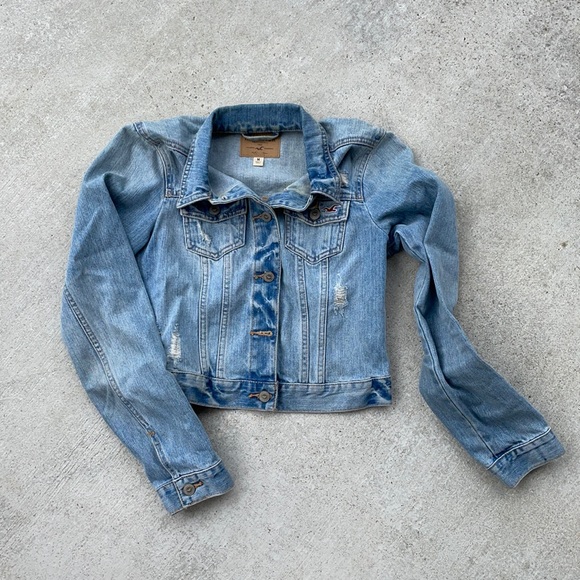 Cropped Denim Jacket - Picture 1 of 3